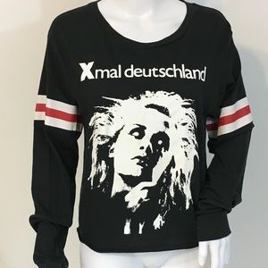 on Fire Tops - 🦇X-mal Deutschland Size XL Goth Dark Wave Punk🦇 on Fire Tops - 🦇X-mal Deutschland Size XL Goth Dark Wave Punk🦇